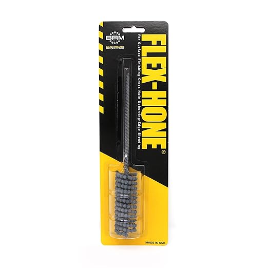Brush Research BC100600 FLEX-HONE®, 1" (25.4mm) Diameter, 600 Grit, Silicon Carbide, for Mild Steel, Stainless Steel, Cast Iron and Softer Ferrous Materials
