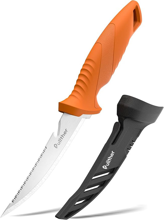 5 Inch Fishing Knife,Stainless Steel Fishing Bait Knife | Fishing Gear with Protective Sheath