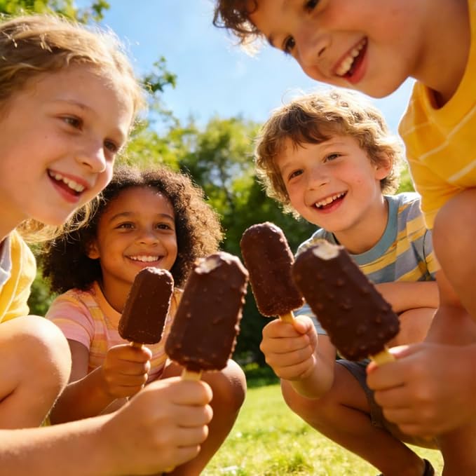2 Pack Silicone Popsicle Molds，Oval 4 Cavities Homemade Ice Pop Molds with 100 Wooden Sticks for Ice Cream, Cakesicles, Cake Pop