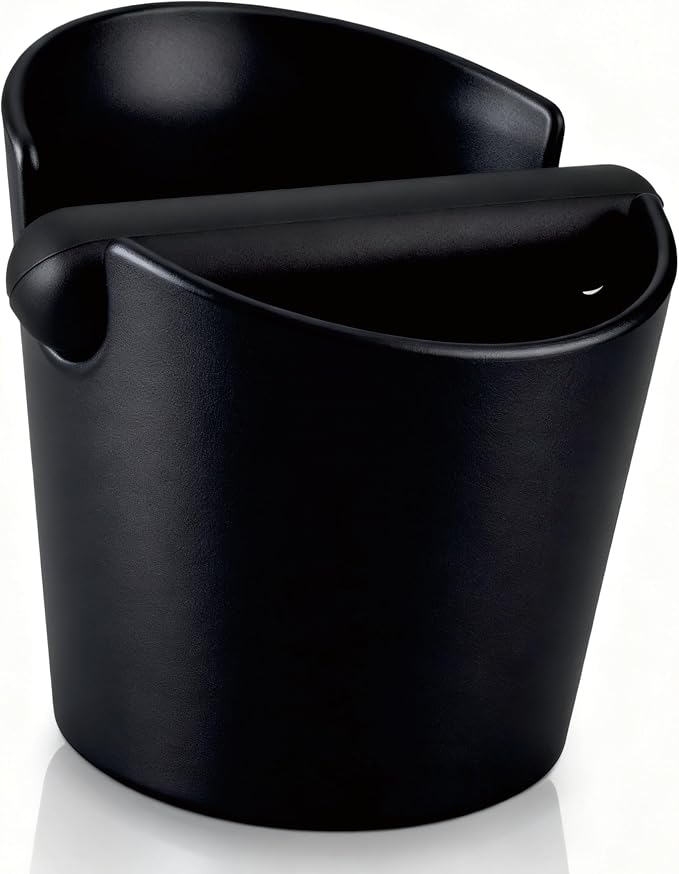 Knockbox 4.8 Inch Espresso Knock Box for Breville Barista Style Coffee Espresso Accessories Coffee Puck Knock Box Espresso Dump Bin Trash Can Tamping Station Gift