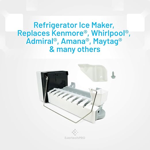 EvertechPRO D7824706Q Icemaker for Whirlpool/Kenmore/Maytag Refrigerators