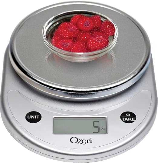 Ozeri® Pronto® Kitchen and Food Scale with Variable Graduation Technology® | Recognized by experts -- Winner of awards from the Food Network, The New York Times’ Wirecutter, CNN Underscored, and others.