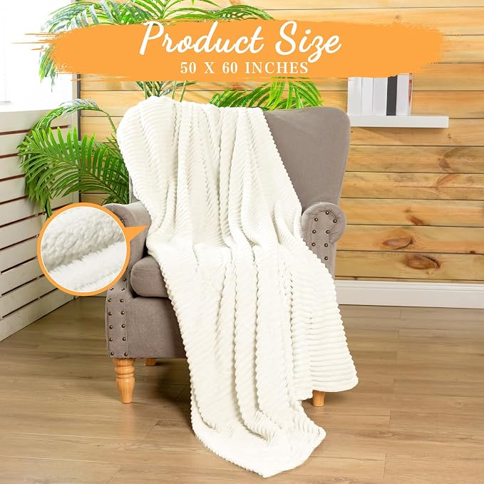 Buryeah 12 Pcs Flannel Throw Blanket Bulk 50 x 60 in Sleepover Blanket Outdoor Wedding Throw Lightweight, Oeko-tex Standard 100 Certified for Sofa Homeless Gifts (Light Beige)