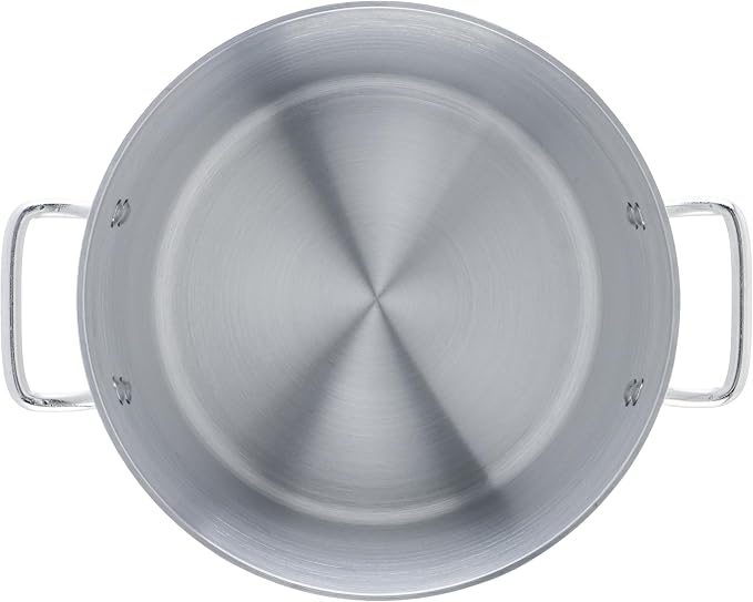 Winco 16 qt Elemental, Aluminum Stock Pot | Great for Stocks, Soups, Pasta and Batch Cooking