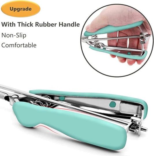 Extra Mini Cookie Scoop for Baking, 1 tsp / 5 ml Cookie Scooper, 18/8 Stainless Steel Cookie Scooper for Baking, Cookie Dough Scoop with Non-slip Grip (Mint)