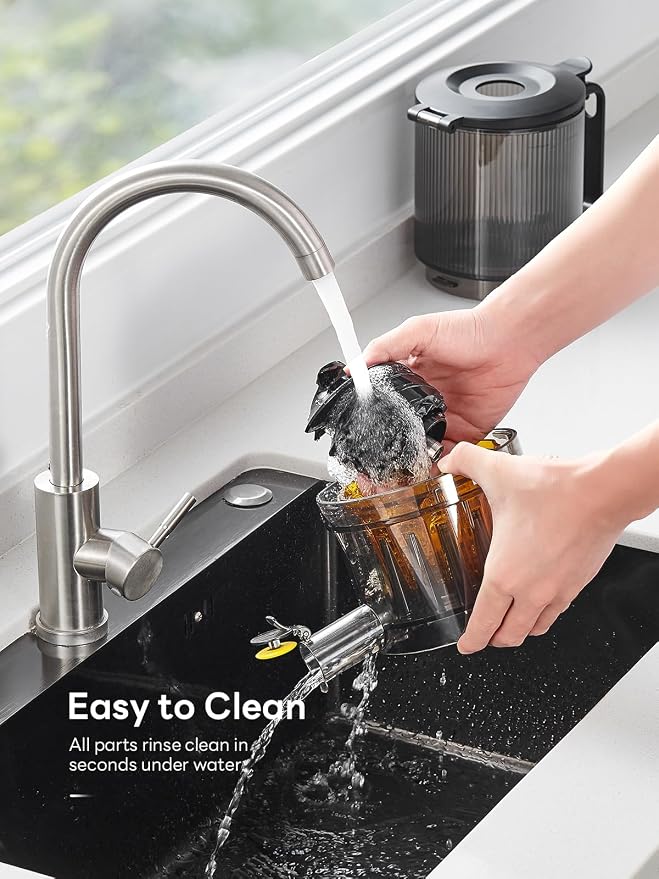 Cold Press Juicer Slow Masticating Machine with 5.5 Inch Chute(Gray) | Wide Feed Chute, For Whole Fruits And Vegetables, Easy To Clean, Gray Finish, Slow Juicing For Fresh Juice