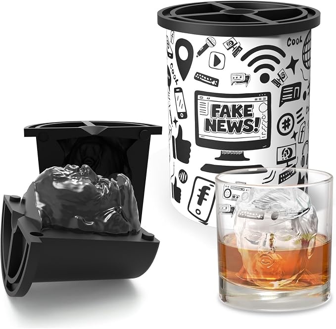 Clear Ice Ball Maker, Stainless Steel Clear Ice Cube Mold for Whiskey | Creates Crystal-Clear Round Ice Balls with Easy Release Silicone Mold, for Whiskey, Bourbon, Cocktails and Home Bar Drinks