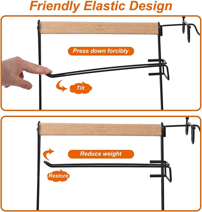 VIKEYHOME Grill Caddy, Picnic BBQ Organizer for Camping | Outdoor Mesh Basket with 3 Hanging Hooks and Paper Towel Holder, Ideal Table Storage Tools for RV Camper/Tailgating/Flatware
