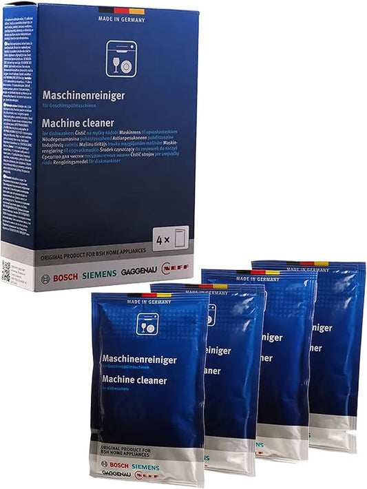 Dishwasher Cleaner 4x45gr compatible with Bosch Siemens Neff Gaggenau Dishwashers