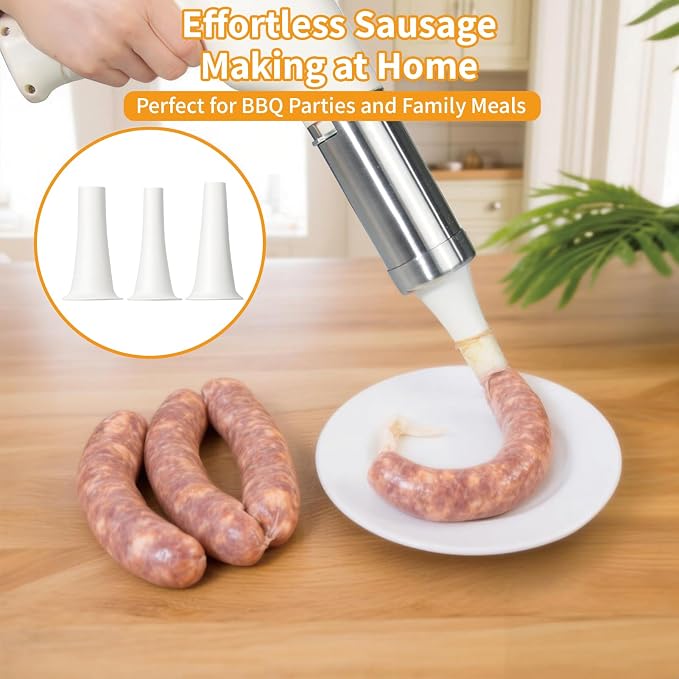 3 in 1 Electric Potato Ricer and Pasta Maker Machine, Multi Function Noodle Maker Potato Masher Sausage Maker and Stuffer for Home Kitchen, Powerful Motor Easy to Use and Clean