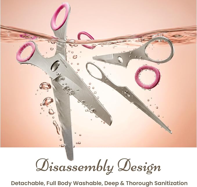 6" Come Apart Kitchen Scissors for Food, Kitchen Shears for Cutting Meat | food scissors dishwasher safe, scissors all purpose heavy duty,heavy duty scissors,metal shears,sharp scissors