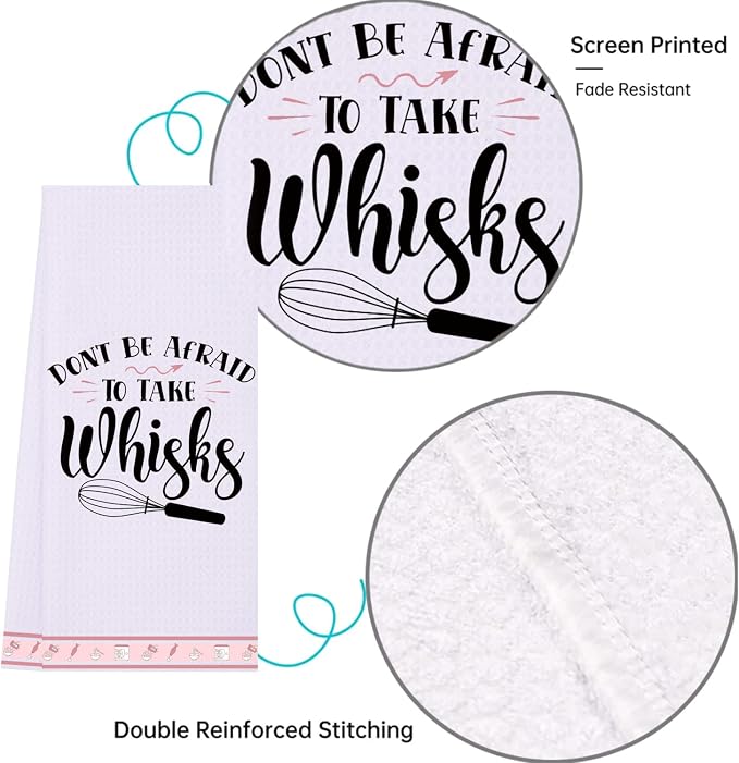 LXOMILL Funny Kitchen Towels, Baking Gifts for Women, Baker Gift