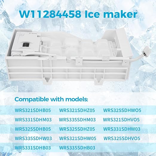 W11284458 W11088559 Ice Maker Parts, Replace for Whirlpool Refrigerators | Compatible with AP6809232 EAP12584610 PS12584610 and 4961086; Made From Food-Grade Materials for Safe Use