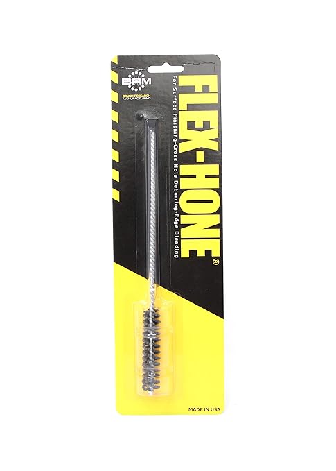 Brush Research BC12M32 FLEX-HONE®, 0.472" (12mm) Diameter, 320 Grit, Silicon Carbide, For Mild Steel, Stainless Steel, Cast Iron and Softer Ferrous Materials