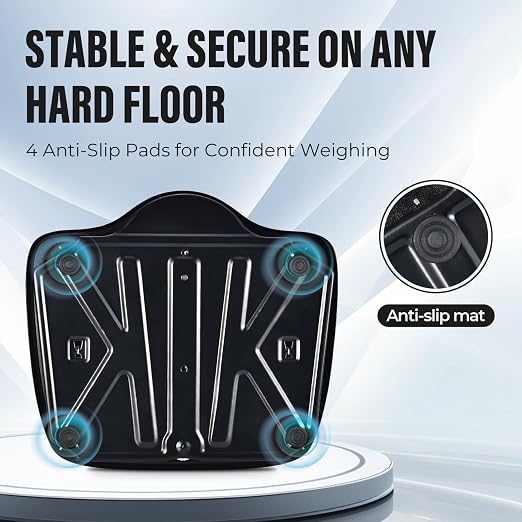 EILISON Mechanical Bathroom Scale for Home Use, Easy Read Analog Weight Scale with Large Dial Display in lb/kg, 400lb Capacity, Non-Slip Surface