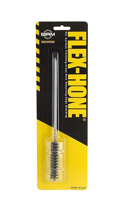 Brush Research BC10M24 FLEX-HONE®, 0.394" (10mm) Diameter, 240 Grit, Silicon Carbide, For Mild Steel, Stainless Steel, Cast Iron and Softer Ferrous Materials