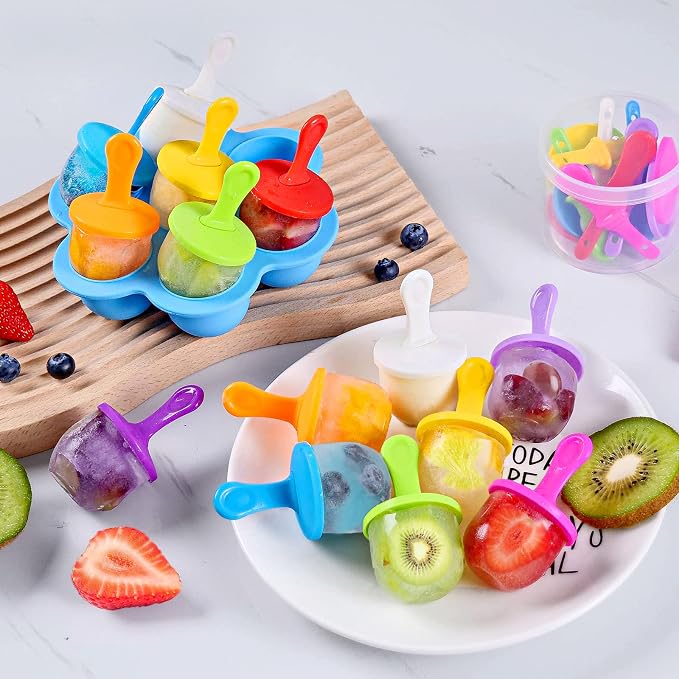 Popsicle Sticks For Molds, Ice Pop Molds's Sticks (7 Colors)