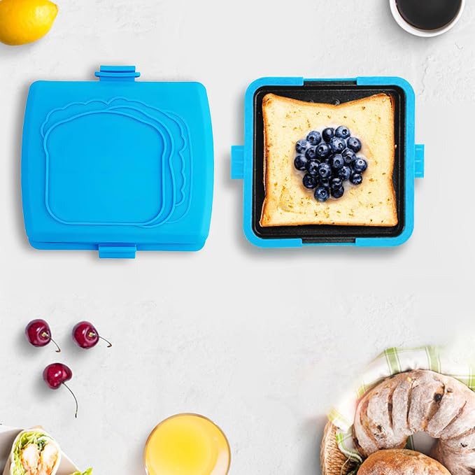 Sandwich Press Nonstick No Power Required Quesadilla Snacks Bread Cooker | Kitchen Bread Press Sandwich Maker Heat-Resistant Portable Breakfast Quesadilla Pie Bread for Home Apartment Dorm Party T