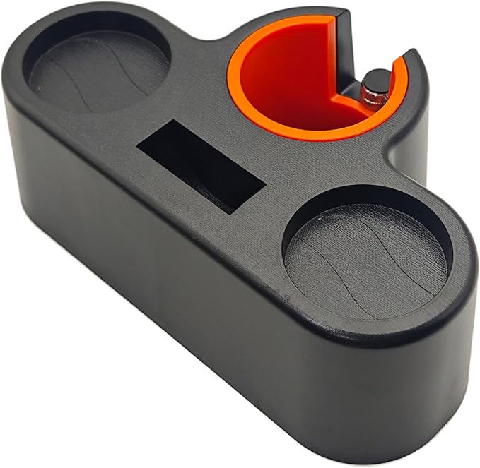 Espresso coffee Knock Box & Tamp Station, Espresso Organizer, Fit 51,53,54MM Tamper, Distributor, Portafilter & Puck Screen Accessories, Detachable Knock Box