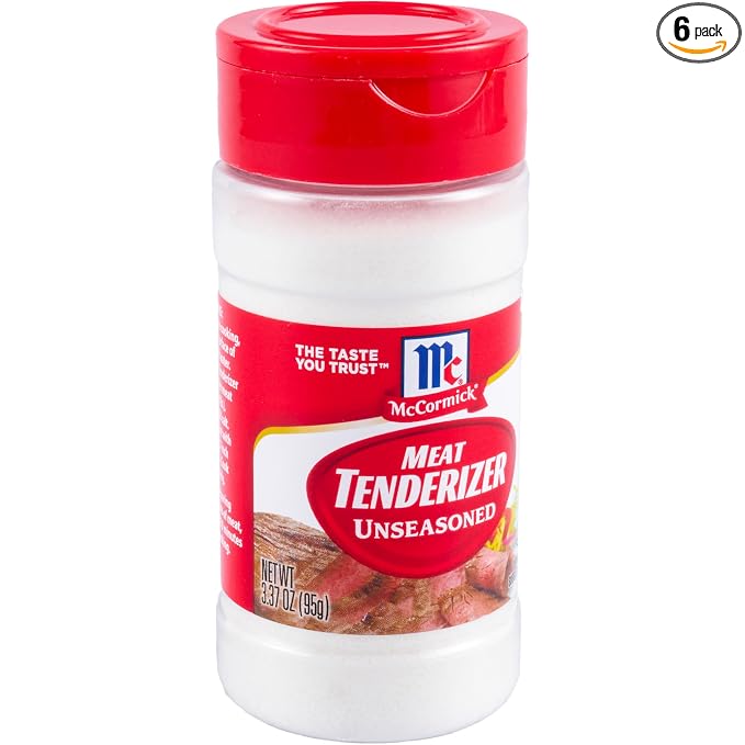 McCormick Unseasoned Meat Tenderizer, 3.37 oz (Pack of 6)