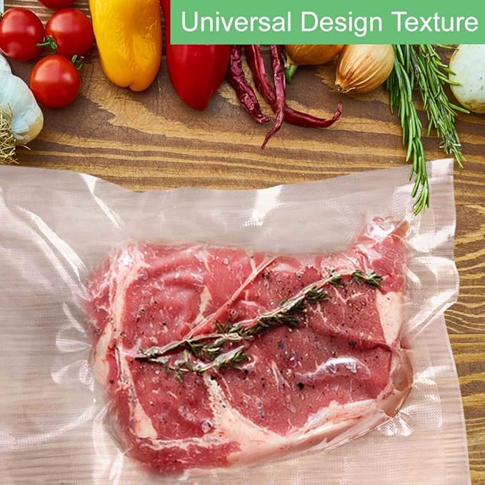O2frepak 200 Gallon Size11" x 16" Vacuum Sealer Bags with BPA Free and Heavy Duty, Vacuum Seal Food Sealer Bags,Great for Food Storage Vaccume Sealer PreCut Bag