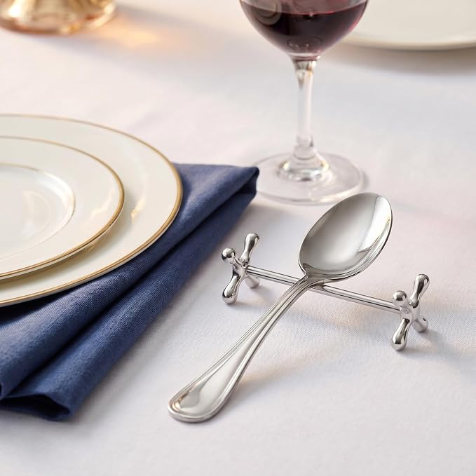 Cabilock 2pcs Creative Cutlery Rest, Knife, Fork, Spoon, Chopstick Rest, Chopstick Holder Flatware Organizer for Table Home Kitchen Hotel Restaurant and Dining