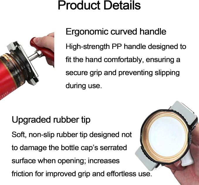 Adjustable Jar Opener for Weak Hands, Stainless Steel Lid Opener | Adjustable stainless steel jar opener for weak hands, anti-slip grip for easy lid removal, senior friendly tool