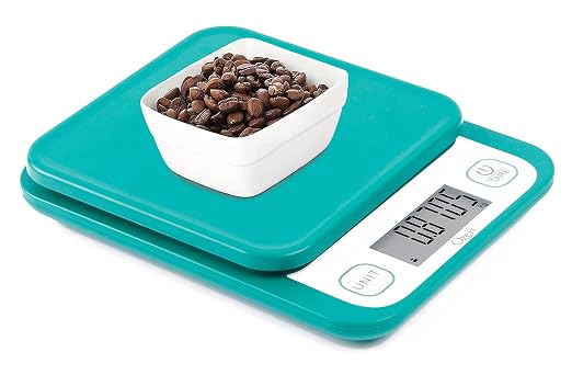 Ozeri® Garden and Kitchen Scale II with 420 Variable Graduation Technology® | Measures most delicate garden herbs and greens at 0.1 g for ingredients under 420 grams and 0.5 g for items over 420 grams