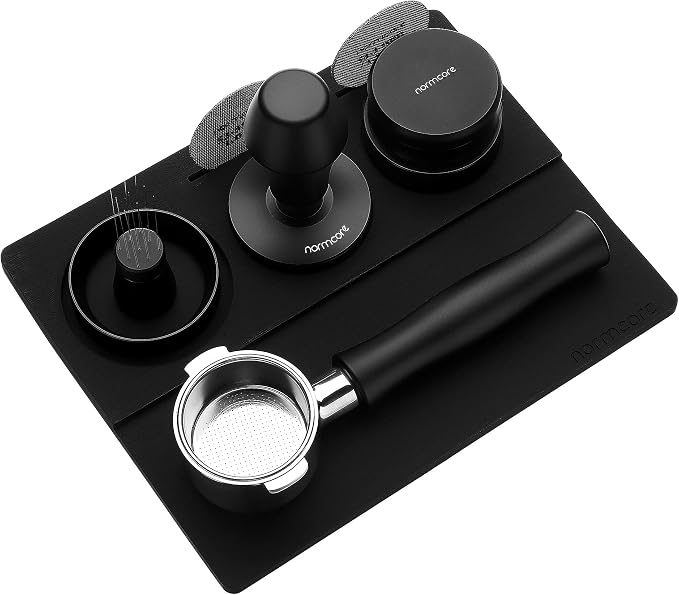 Normcore Espresso Tamping Station, Espresso Tamping Mat, Coffee Tamper Mat, Espresso Accessories Tool for Baristas, Food Grade Non-Slip Silicone, 9.5 Inch x 7.5 Inch