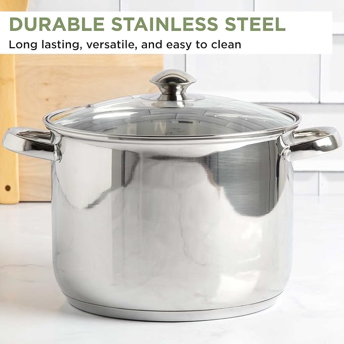 Ecolution Stainless Steel, 8-Quart (Pack of 2)