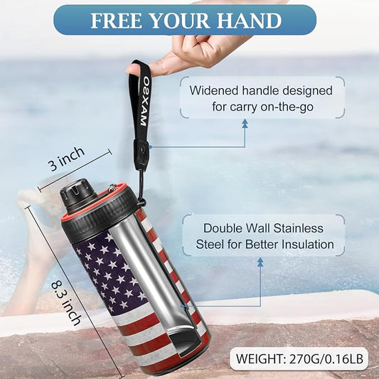 MAXSO Sealed Can Cooler Fizz Lid Can Cover for 12 oz Regular, Slim Skinny Cans & As Thermal Bottle, 4-in-1 Insulated Vacuum Stainless Steel Carbonated Cold Drink Holder - Stars