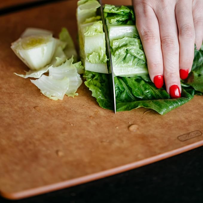 Dexas Natural Fiber Composite Cutting Board, Dishwasher Safe, Knife Friendly Kitchen Prep Board, 11.5 x 9 Inch