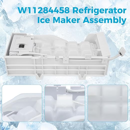 W11284458 W11088559 Ice Maker Parts, Replace for Whirlpool Refrigerators | Compatible with AP6809232 EAP12584610 PS12584610 and 4961086; Made From Food-Grade Materials for Safe Use