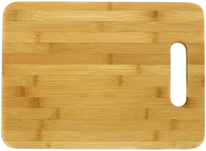 Chef Craft Select Bamboo Cutting Board, 12.5 x 9.5 inch, Natural