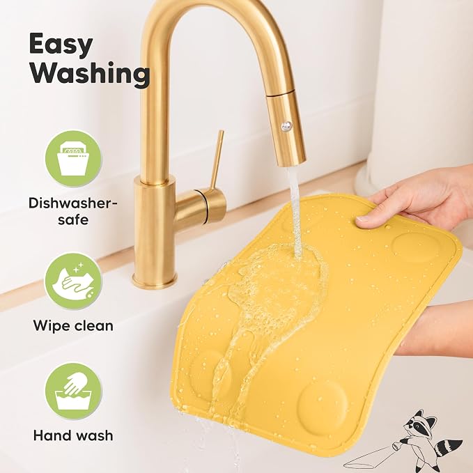 KeaBabies 2pk Silicone Placemats for Toddlers, Kids, 12x9 (Valiant) | Non Slip Suction Silicone Placemat for Restaurants, Dining Table,Travel, Easy to Clean, Food Grade/BPA-Free, Small Table Mat
