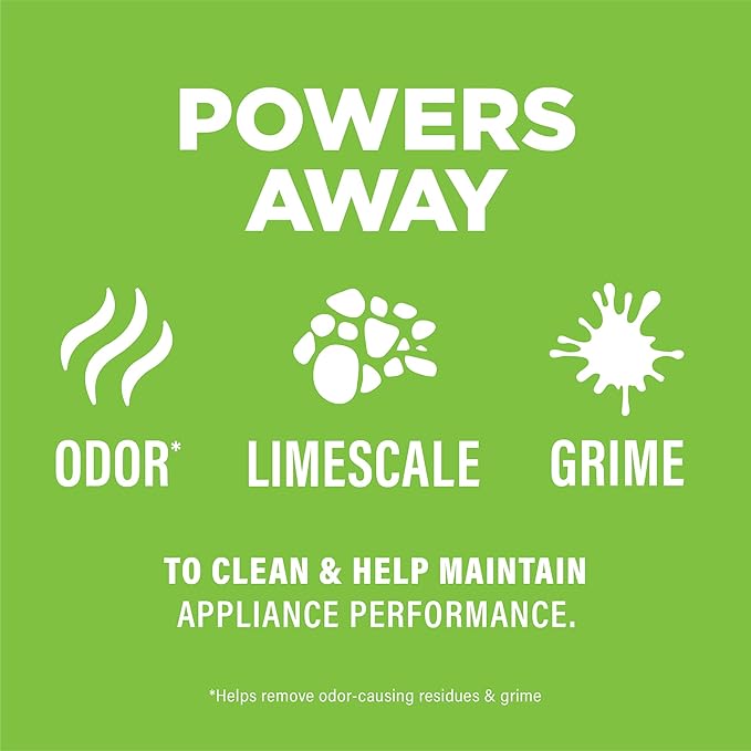 Affresh Dishwasher Cleaner, Helps Power Away Odor Causing Residues & Grime Inside Pump, Tub & Hoses, 6 Tablets, 6 Month Supply