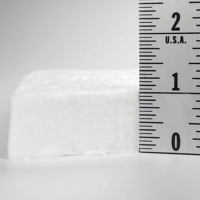 Ceramic Fiber Insulation, 1" Thick x 16" x 48", 2400F Fireproof Insulation Blanket, 3026E