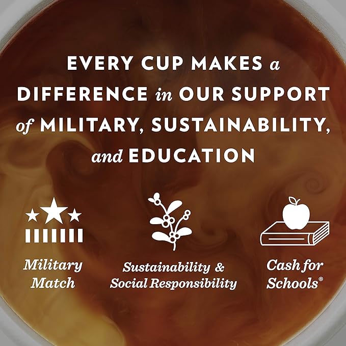Community Coffee Golden Caramel Flavored 72 Count Coffee Pods, Medium Roast, Compatible with Keurig 2.0 K-Cup Brewers, 12 Count (Pack of 6)