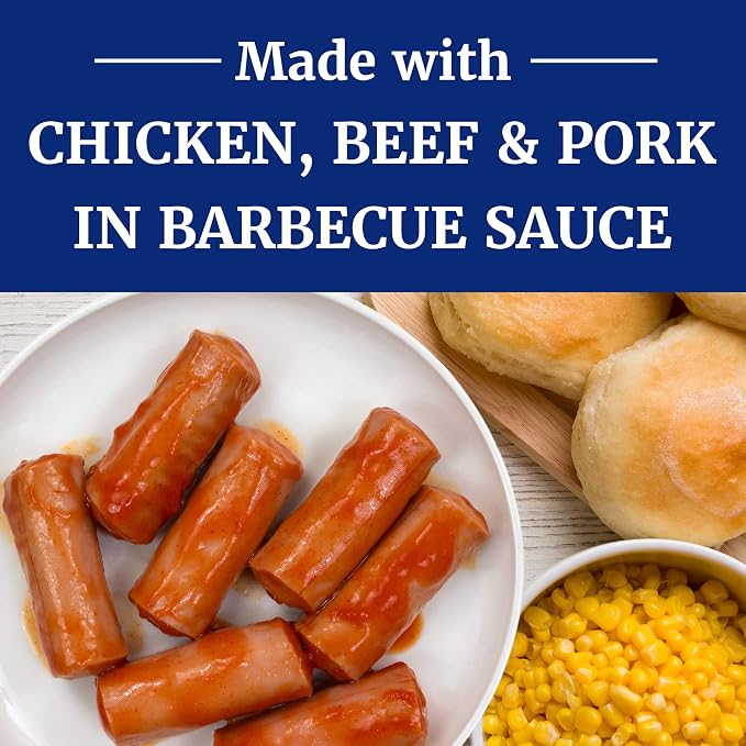 Libby's Vienna Sausages with Barbecue Sauce, Canned Sausage, 4.6 oz (Pack of 24)