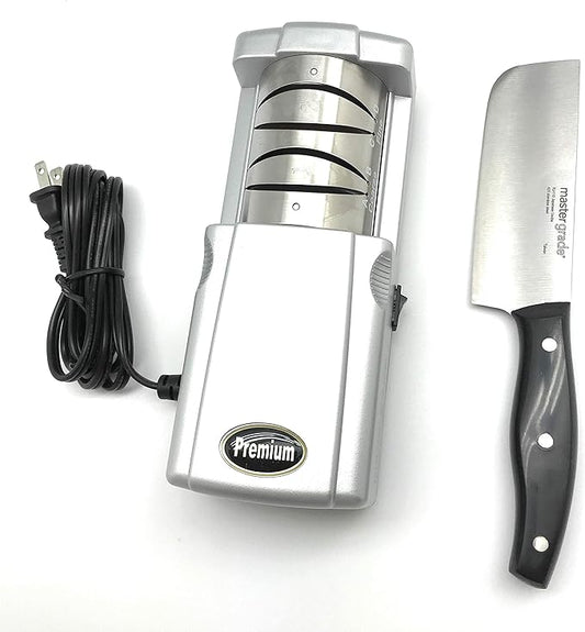Premium Knife Sharpener Bundle Deal with Martin Yan's Chef Knife