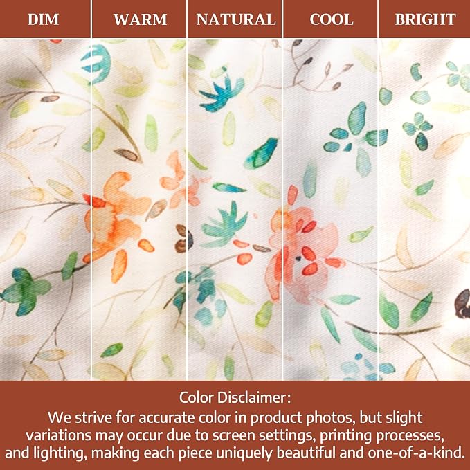 Maison d' Hermine Double Oven Mitts 100% Cotton Double Oven Glove (7"x35") | Heat Resistant BBQ Cooking Gloves with Loop Baking Grilling Kitchen Hotel Home Farmhouse Spring Summer - Colmar