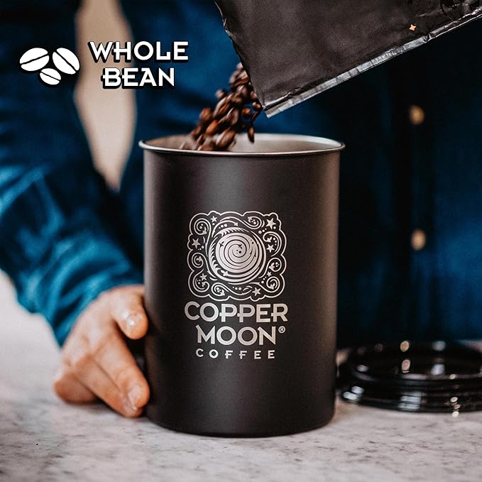 Copper Moon Dark Roast Whole Bean Coffee, Sumatra Blend, 2 Lb