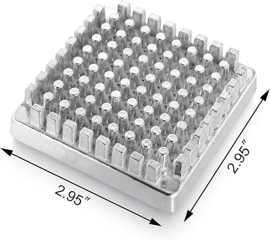 New Star Foodservice 37364 French Fry Cutter Replacement Pushing Plate, 1/4", Metallic