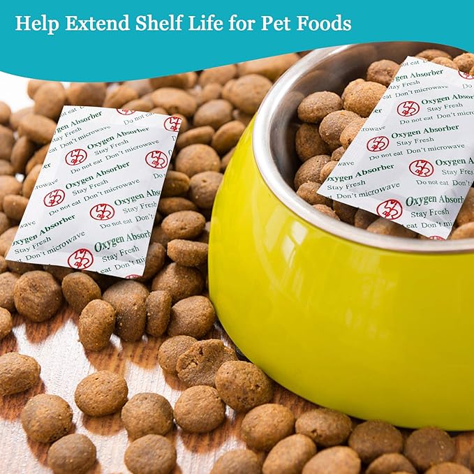 VacYaYa 2000CC(30-Pack) Food Grade Oxygen Absorbers Packets for Home Made Jerky and Long Term Food Storage, Stored in Vacuum Bag and 3 Times Oxygen Absorption Capacity