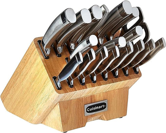 Cuisinart C77SS-19P Normandy 19 Piece Cutlery Block Set, Stainless Steel