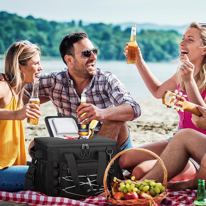 Maelstrom 30/40 Can Soft Cooler Bag, Leakproof Insulated Ice Chest | 24h Cold (With Ice), 5-Layer Insulation, Multi-Pockets ,Lightweight,Perfect For Camping, Beach, Hiking, Kayaking, Road Trips