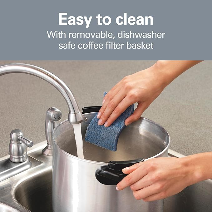 Hamilton Beach 45 Cup Fast Brew Coffee Urn and Hot Beverage Dispenser, 40521