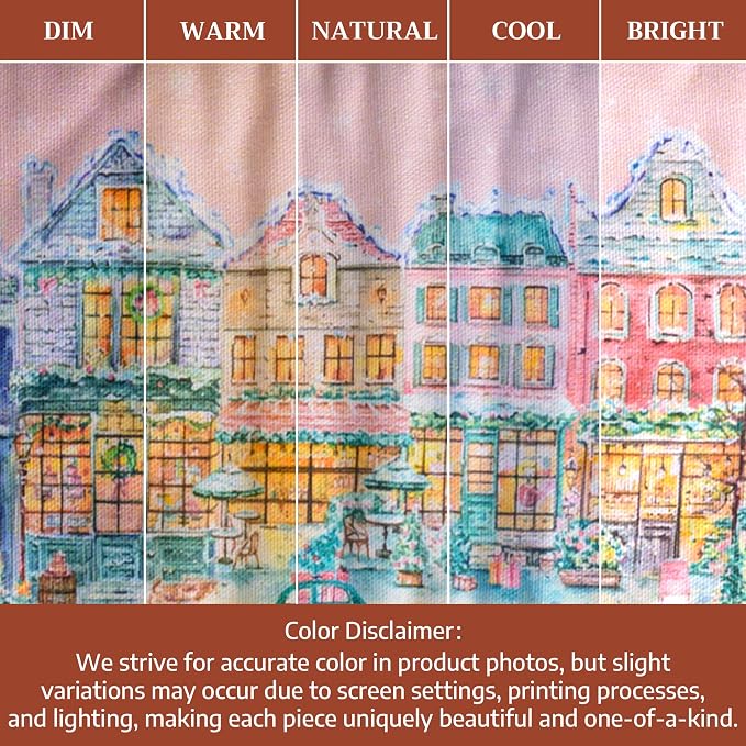 Maison d' Hermine Double Oven Mitts 100% Cotton Double Oven Glove (7"x35") | Heat Resistant BBQ Cooking Gloves with Loop Baking Kitchen Home Farmhouse Thanksgiving Christmas - Christmas Market - Pink
