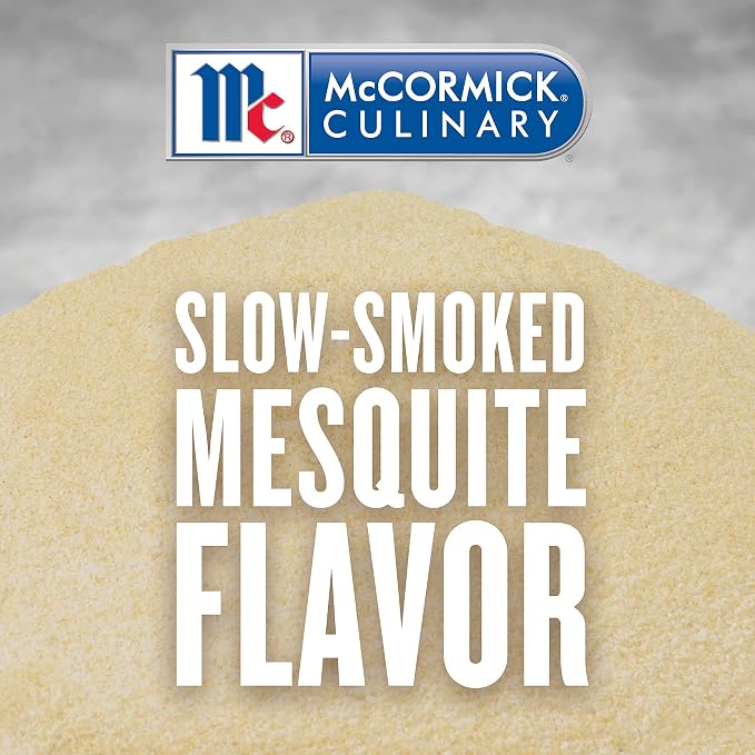 McCormick Culinary Mesquite Grill Seasoning, 22 oz - One 22 Ounce Container of BBQ Mesquite Seasoning for Premium Slow-Smoked Flavor, Best on Grilled Steaks, Chicken, Vegetables and More