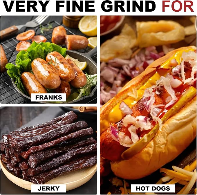 2mm Meat Grinder Plate #12, Stainless Steel Fine Plate | Crafted for #12 grinders, 2mm fine plate for hot dogs, Heavy-duty stainless steel, Durable & rust-resistant, Easy to clean.